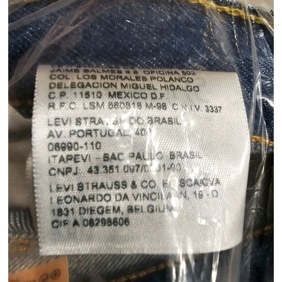 Levi's Men's 501 Original Fit Jeans Straight Leg Button Fly 100% Cotton W36 X 34 - Picture 11 of 13